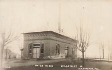 LP54 Hicksville Ohio Defiance County Water Works RPPC Postcard picture