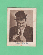 Oliver Hardy  1934 Kiosco Gran Via Film Stars Card Very Rare picture
