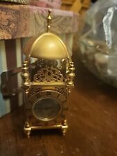 1988 FRANKLIN MINT - ENGLISH MANTLE CLOCK picture