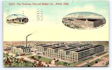 Postcard Firestone Tire and Rubber Co. Akron Ohio OH c.1912 picture