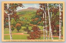 Vtg Post Card Mt. Washington-Automobile Rd., White Mountains, New Hampshire A293 picture
