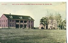 Two of Federal Soldiers Home Buildings, St. James, Mo. Missouri ZIM Postcard. picture