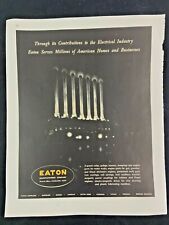 Eaton Manufacturing Magazine Ad 10.75 x 13.75 Port Washington Power Station picture