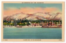 Bremerton Navy Yard, Washington c1940's Olympic Mountains picture