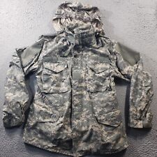 US Army Cold Weather Field Jacket Men's Medium Digital Camo Coat ACU Cotton picture