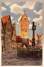 Dinkelsbuhl, Germany, Painting Vintage Art Postcard picture