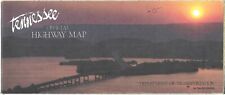 1988 TENNESSEE Official State Highway Road Map Knoxville Nashville Chattanooga picture
