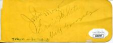 Johnny Mize Mike Gonzalez HOF Dan Seymour War of the Worlds Signed Autograph JSA picture