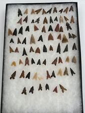 Texas Arrowhead Bird point Indian Artifacts Massive Lot Of 76 picture