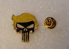 Trump PUNISHER 2024 MAGA Red Hat lapel pin picture