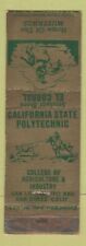 Matchbook Cover - California State Polytechnic San Dimas CA WORN picture