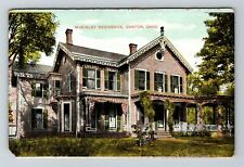 Canton OH-Ohio, McKinley Residence Vintage Souvenir Postcard picture