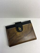 Vintage Playing Cards with Leather Case Rolfs Brand Snap Close picture