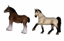 2 Schleich Horse Figures. 6” & 5” Great Collectible 2007 & 2009 picture