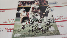 Paul Warfield Signed TO JASON 8x10 Photo Football Sports Autograph Browns HOF picture