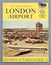 LONDON AIRPORT NEW COMPLETE GUIDE 1962 BEA BOAC VC10 COMET TRIDENT 707 VISCOUNT picture
