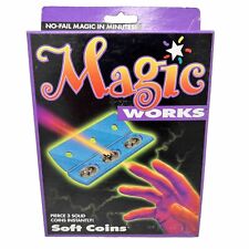 Vintage Milton Bradley Magic Works Soft Coins 1993 Tenyo Design Magic Trick NIB picture