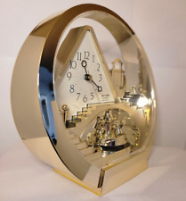 1980s Rhythm Clock Animated Movement Quartz Stairway To Heaven Trumpets Vintage picture