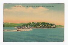US Mail STR Uncle Sam Near Big Island Lake Paugus Lakeport NH DB Postcard picture