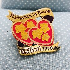 Vtg 1999 Washington Daffodil Festival Lapel Pin - Romance in Bloom picture