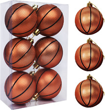 Christmas Ornament Basketball - Mupera 6Pcs Sport Theme Xmas Basketball(2022 New picture