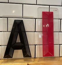 Vintage Advertising Letters “A” (10”x7”)& “I”(12”x5”) picture
