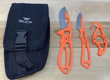 BUCK Knives Paklite Field Master Hunting Knives 3-Knife Set Orange 141, 135, 499 picture