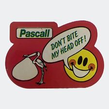 Vintage Pascall's Advertisement Sticker - Unused 1990's (Small) - Retro Design picture