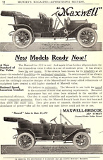 1910 THE MAXWELL MODEL G 11 A AUTOMOBILE TARRYTOWN NY PRINT ADVERTISEMENT Z1884 picture