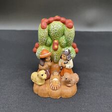Peruvian Folk Art South American Detailed Nativity Scene Holy Family Red Clay  picture
