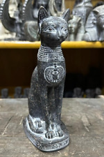 UNIQUE ANCIENT EGYPTIAN ANTIQUES Statue Goddess Bastet Cat Egyptian Pharaonic BC picture