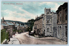 Westmorland England Postcard Princess Street Ulverston c1910 Antique picture