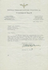 ARTHUR E. MANN - TYPED LETTER SIGNED 07/01/1944 picture