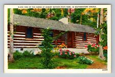 VA-Virginia, One Of The Cabins At Hungry Mother State Park, Vintage Postcard picture