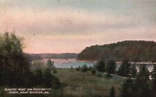 Postcard ME near Bangor Boston Boat on Penobscot Posted 1907 Vintage PC H6741 picture