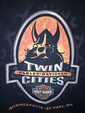 Harley Davidson Twin Cities T-Shirt Men L Black Short Sleeve There are no rules picture