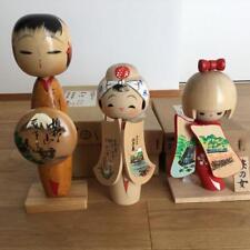 Kokeshi 3 Points Japanese traditional picture