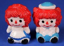 Vintage Raggedy Ann & Andy Salt / Pepper Shakers - Japan picture