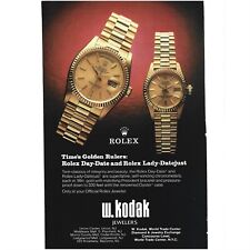 Rolex Watch ADVERTISEMENT Classic Day Date Lady Datejust 1980s Vintage Print Ad picture