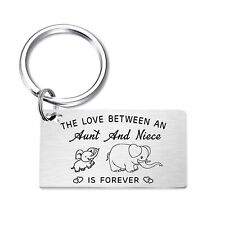 Aunt Christmas Gifts - Aunt Gift from Niece - Aunt and Niece Gifts Keychain -... picture