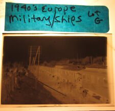Vintage 1940s Photo 120 Negative WWII Wartime Europe Town People Boarding Train picture