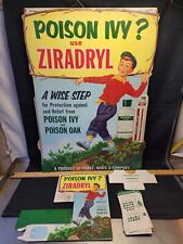Vintage Ziradryl Merchandising Kit Store Display Medical Advertising NOS  picture