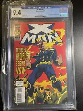 1995 X-MAN #1 CGC 9.4 WHITE PAGES Jeph Loeb Story picture