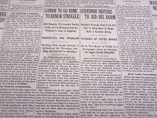 1931 NOV 10 NEW YORK TIMES - GANDHI TO GO HOME TO RENEW STRUGGLE - NT 2192 picture