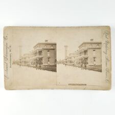 Dayton Stand Pipe & Barracks Stereoview c1880 National Military Home Ohio B1914 picture