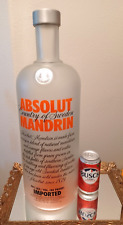 HUGE Absolut Vodka MANDRIN Empty bottle Collectors BAR MAN CAVE DISPLAY FACTICE picture