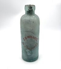 Antique S.O. Willits Hitchinson Bottle Atlantic City New Jersey Bottle picture