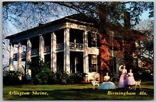 Vtg Birmingham Alabama AL Arlington Historical Shrine Antebellum Home Postcard picture