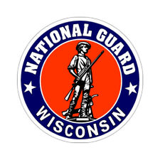 Wisconsin National Guard STICKER Vinyl Die-Cut Decal picture