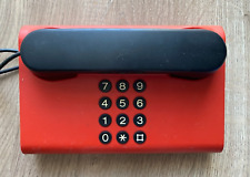 DanMark Retro Vintage Danish Design 1980s Red Desk Landline Phone picture
